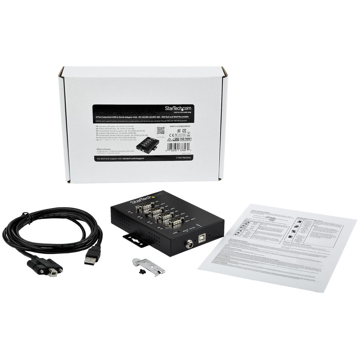 StarTech.com Serial Hub External 4 Port USB PC Linux