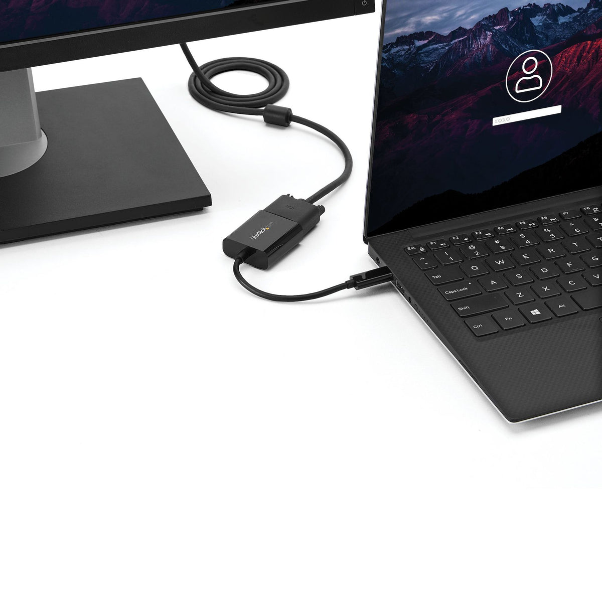 StarTech.com USB-C to VGA Adapter 1920x1200 Thunderbolt 3 Compatible