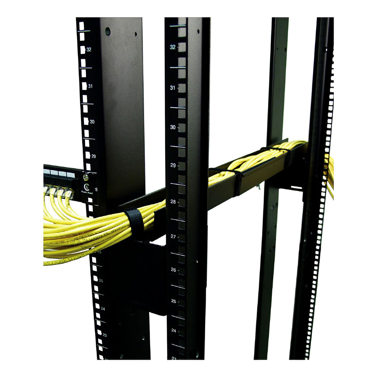 APC Horizontal Cable Organizer Side Channel 18-30 Inch Adjustment