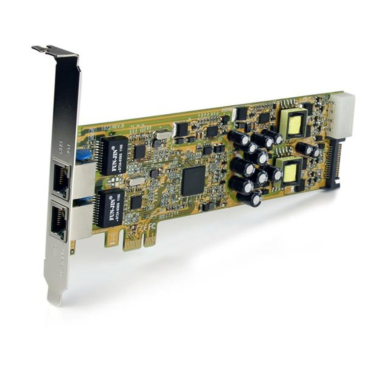 StarTech.com Gigabit Ethernet Card PCI Express x1 2Port 10/100/1000Base-T