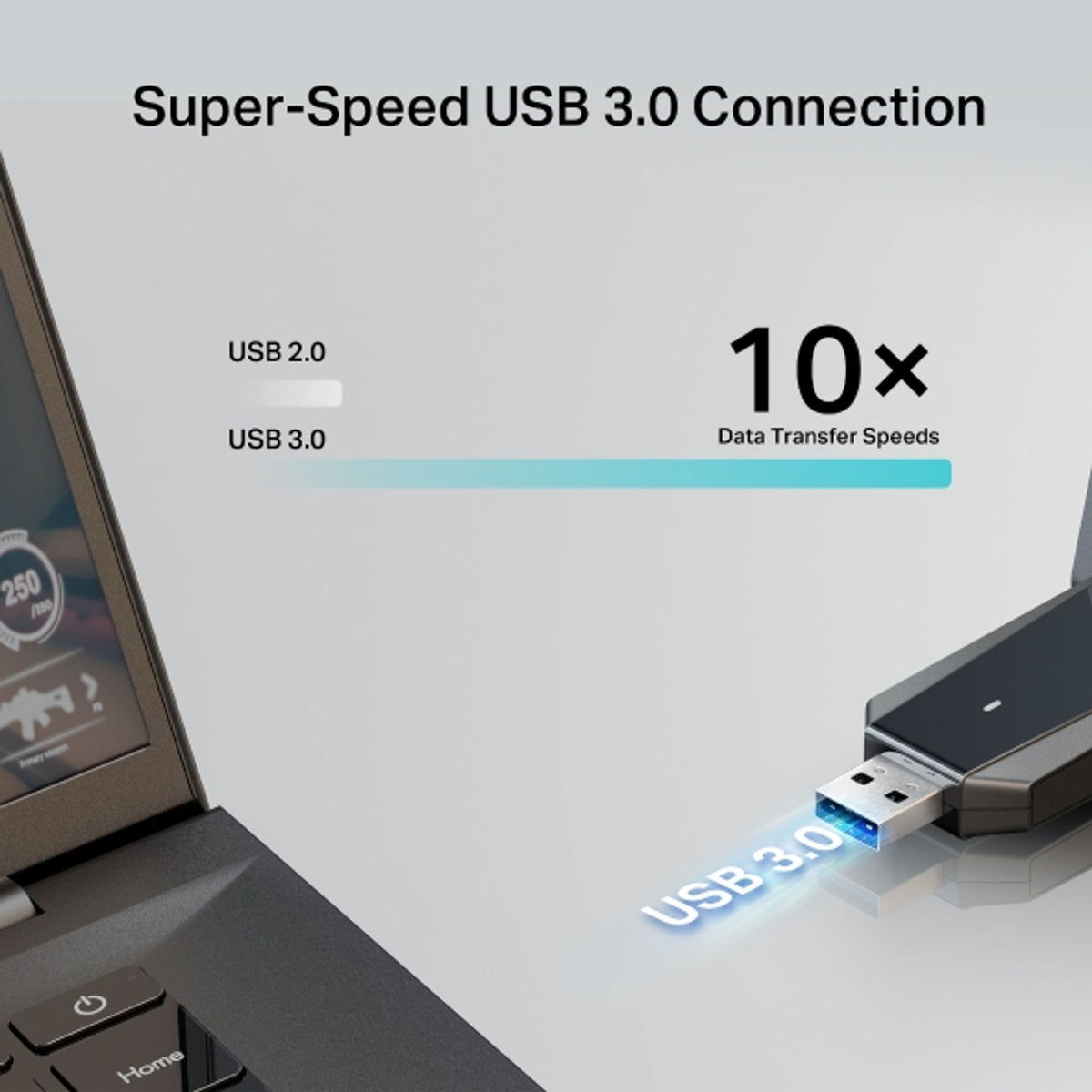 TP-Link Archer T5U Plus AC1300 Dual Antenna Wireless USB Adapter tl:ee54af98