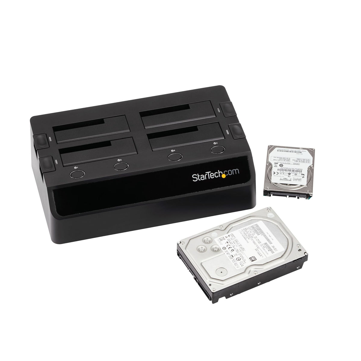 StarTech.com Quad-Bay SATA/600 USB 3.0 Hard Drive Dock Black