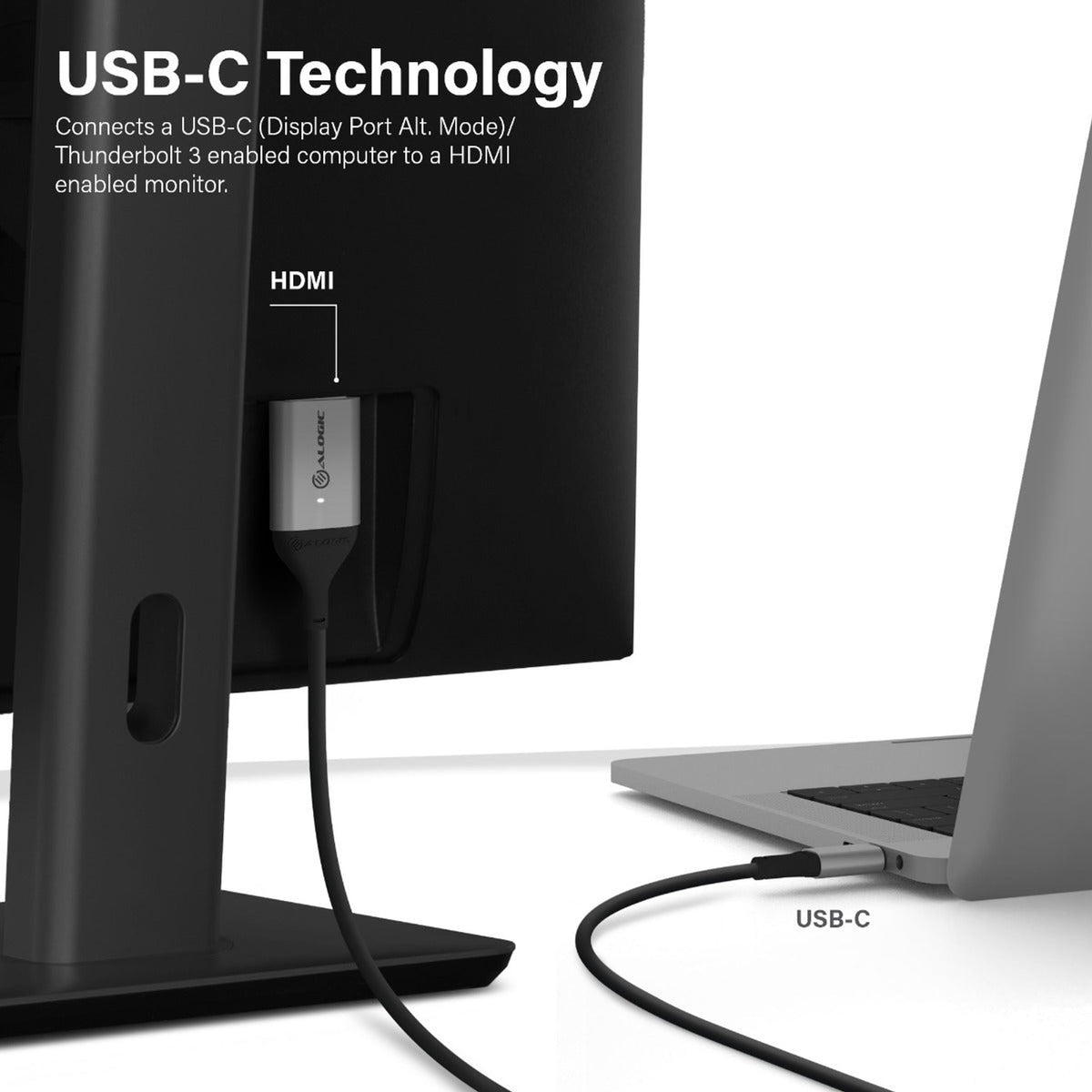 ALOGIC 2M USB-C to HDMI Cable Male to Male 4K 60Hz