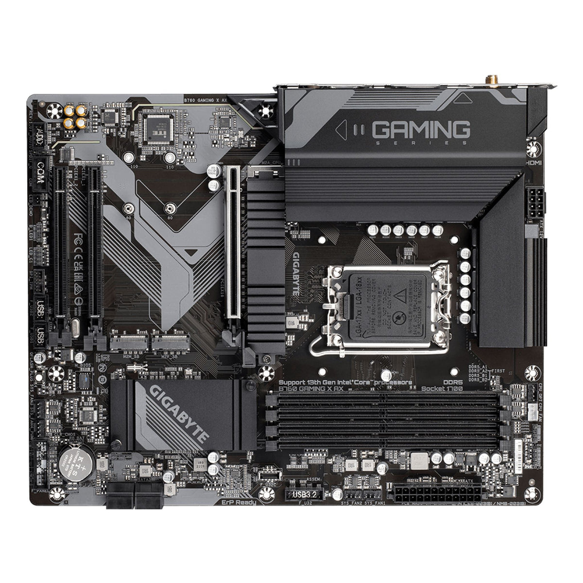 Gigabyte B760 Gaming X AX Intel LGA 1700 ATX Motherboard 4x DDR5 128GB 3x M.2 tl:a842c30c