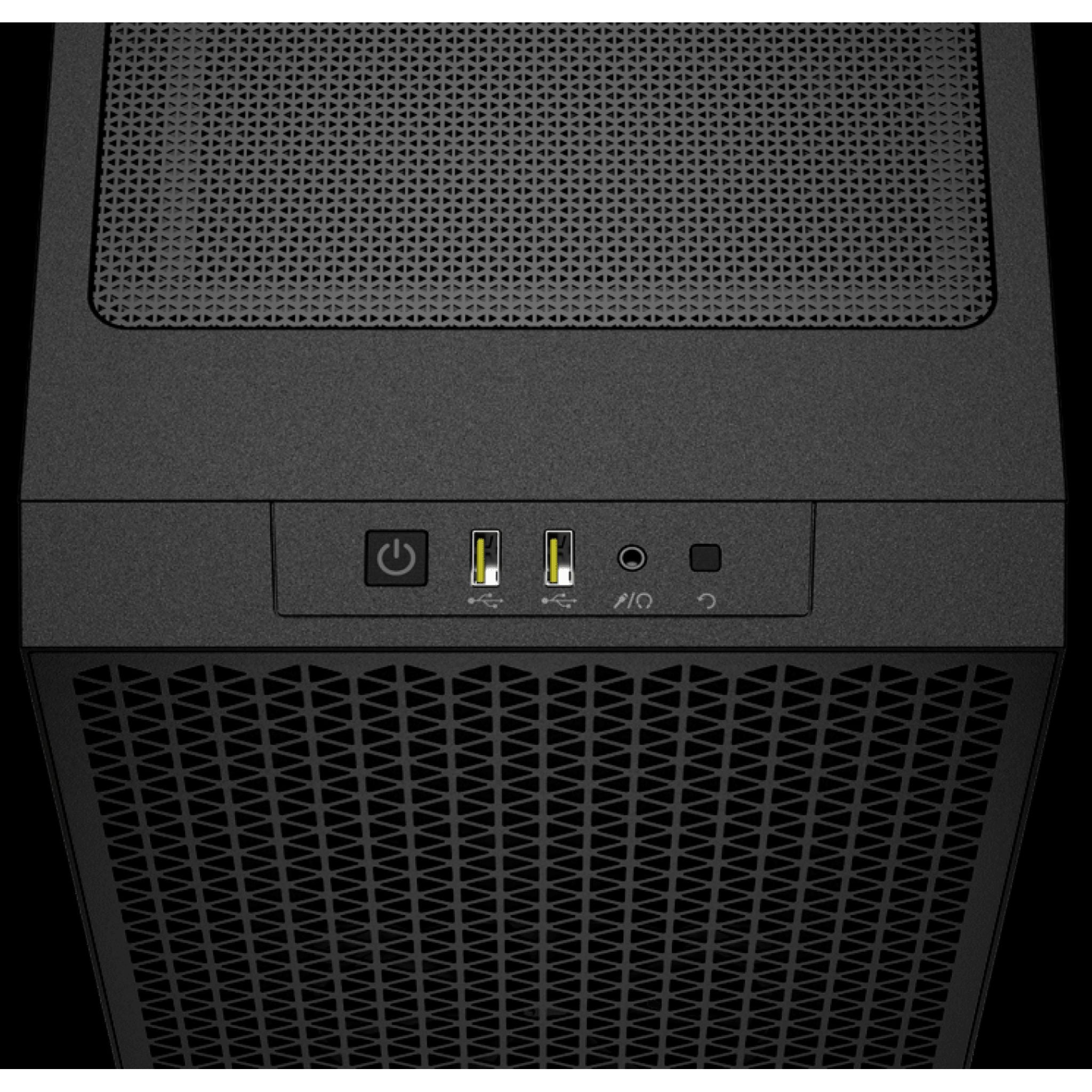 Corsair 3000D AIRFLOW Mid-Tower Case Black Steel Tempered Glass ATX 7Slots 360GPU 170CPU tl:ec3b217e