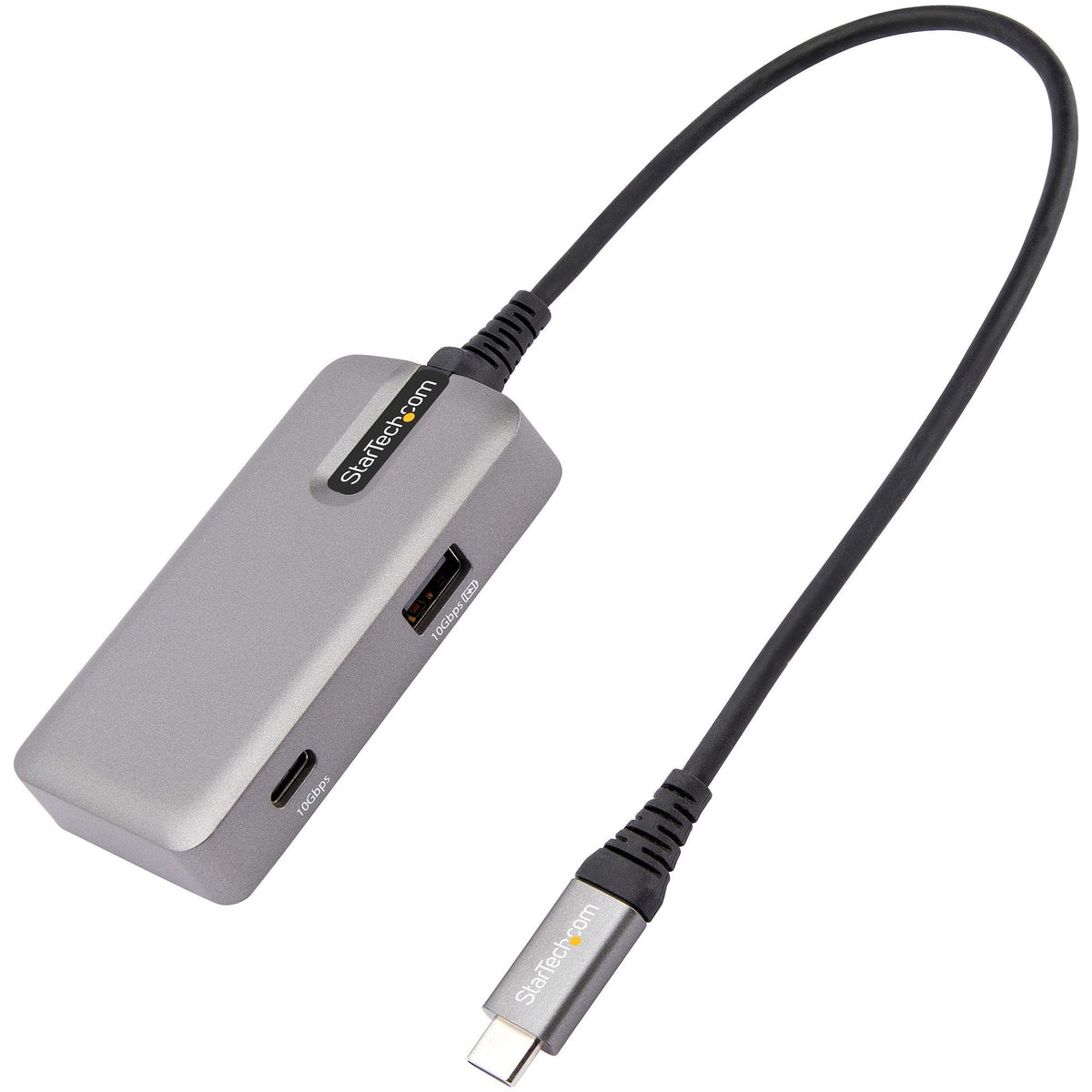 StarTech.com USB C Multiport Adapter 4K HDMI DP 2xUSB-C 10" Cable