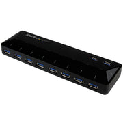 StarTech.com USB Hub - USB 3.0 - External - Black - 10 Total USB Port(s) - 10