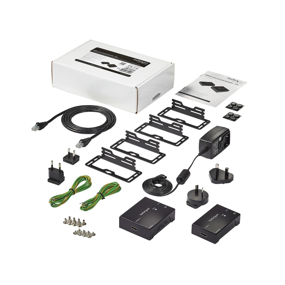 StarTech.com Video Extender 70m Range 4K HDMI Over Cat6 Cable