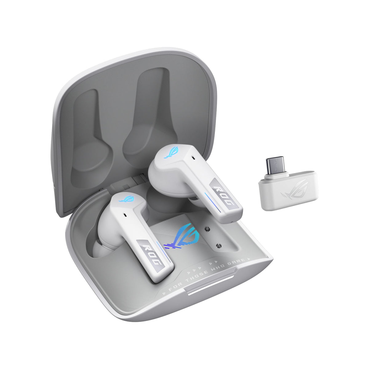 ASUS ROG CETRA TRUE WIRELESS SPEEDNOVA WHITE Bluetooth 24-bit 96kHz Audio AI