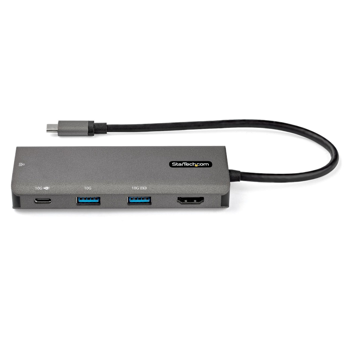 StarTech.com USB-C Docking Station 100W 3xUSB HDMI Thunderbolt Hub Grey