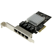 StarTech.com Gigabit Ethernet Card PCI Express x4 4Port 10/100/1000Base-T
