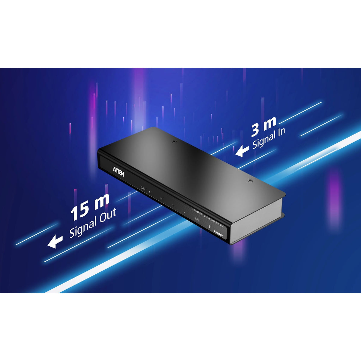 Aten VS444K 4-Port HDMI 4K Splitter 4096x2160 60Hz 444 tl:649fe11d