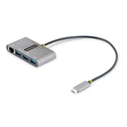 StarTech USB-C Combo Hub 3 USB-A Ports 1 Ethernet Port UASP Support Space Gray