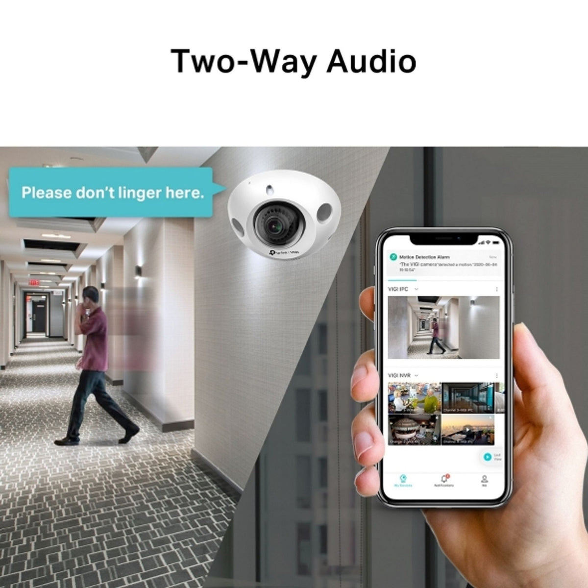 TP-Link VIGI C230I 3MP 2.8mm IR Mini Dome Network Camera Smart Detection tl:d2f2e989