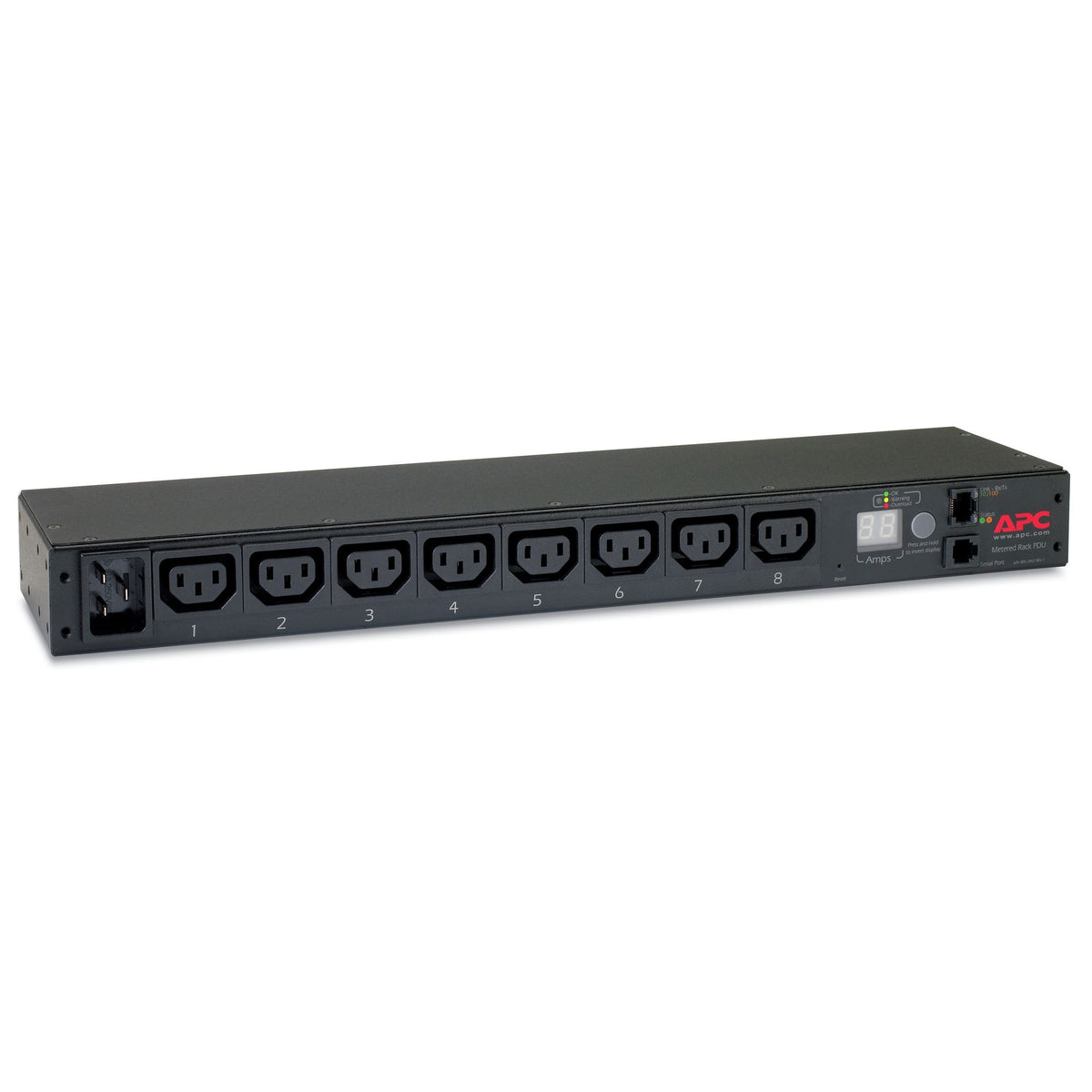 APC Rack PDU Metered 1U 16A 208/230V 8 C13 Outlets