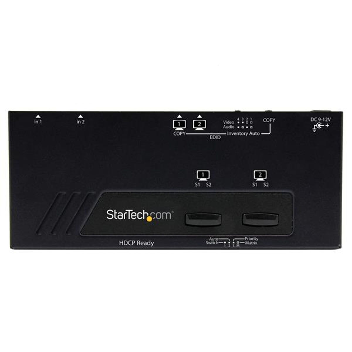 StarTech.com Audio Video Switchbox 2 HDMI In 2 HDMI Out Full HD Cable 10m