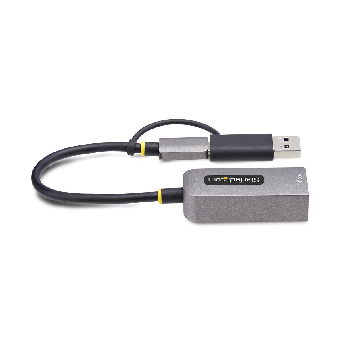 StarTech.com USB-C to to Ethernet Adapter with USB-A Dongle 10/100/1000Mbps USB