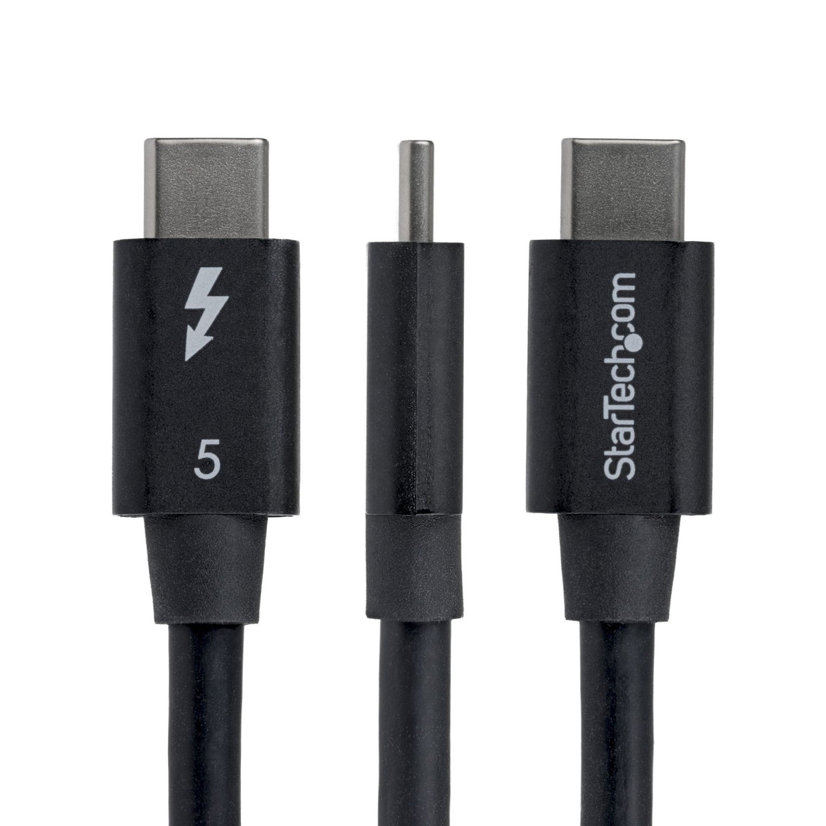StarTech 80cm Right Angle Thunderbolt 5 Cable 80Gbps 240W PD 8K USB-C-Compatible
