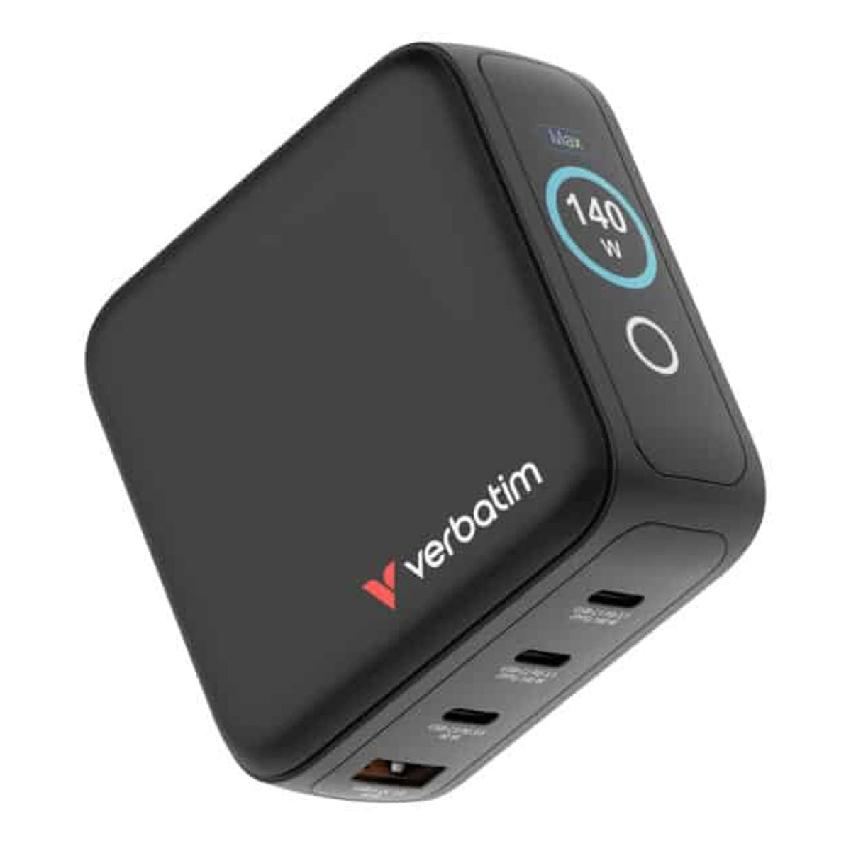 Verbatim Mini 140W 3 USB-C Universal AC Adapter 230V Input