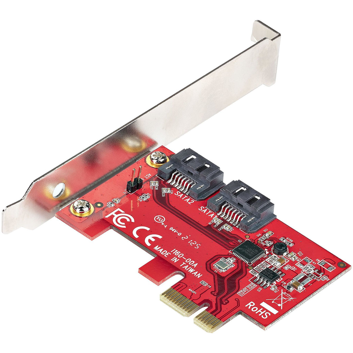 StarTech SATA Controller PCI Express x1 2 SAS Ports PC Mac Linux