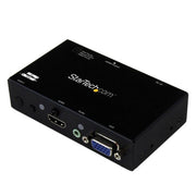 StarTech.com Audio Video Switchbox 2 HDMI VGA Inputs 1 HDMI Output Cable WUXGA