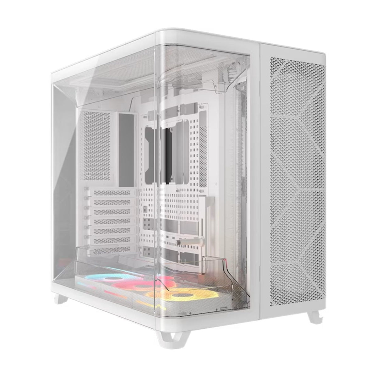 Corsair AIR 5400 LX-R RGB Triple Chamber White Mid-Tower ATX E-ATX Case 360GPU 180CPU 360RAD USB-C tl:99fa1a7c