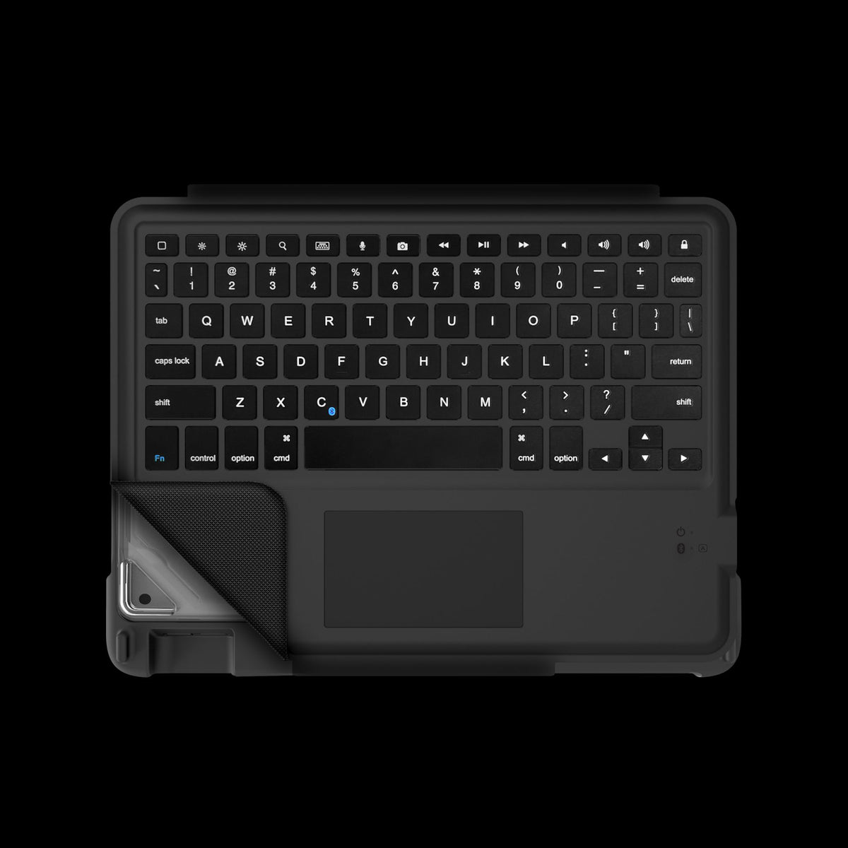 STM DUX Bluetooth Keyboard Case for iPad 9th/8th/7th Gen - Black