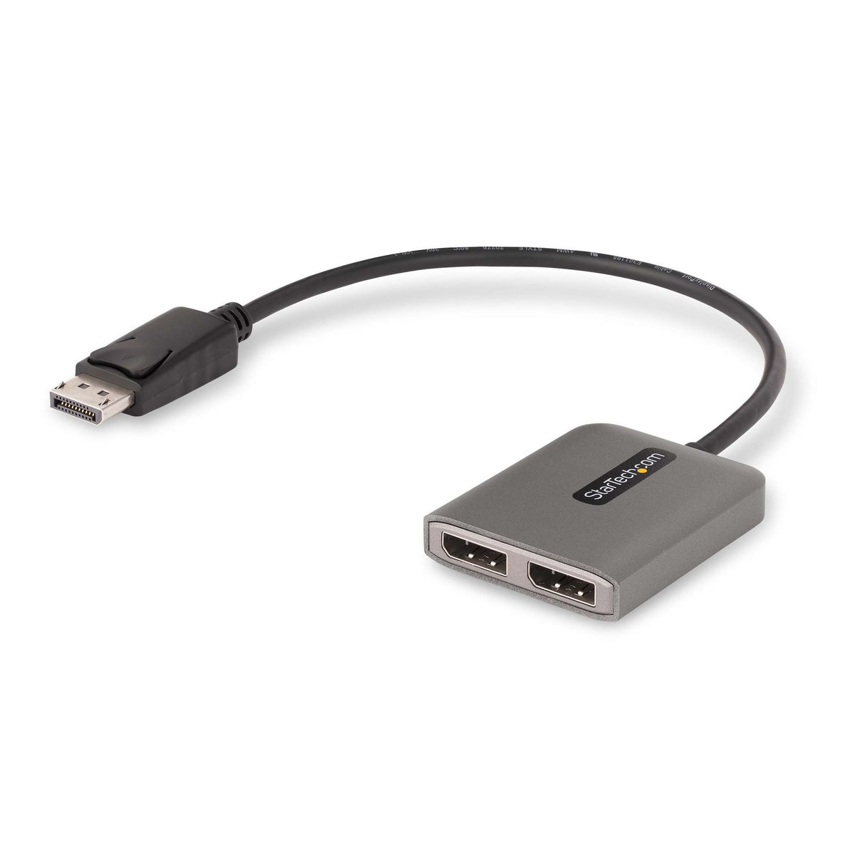 StarTech.com Dual-Monitor DisplayPort 1.4 Splitter 5K 60Hz DP to 2x DP Adapter