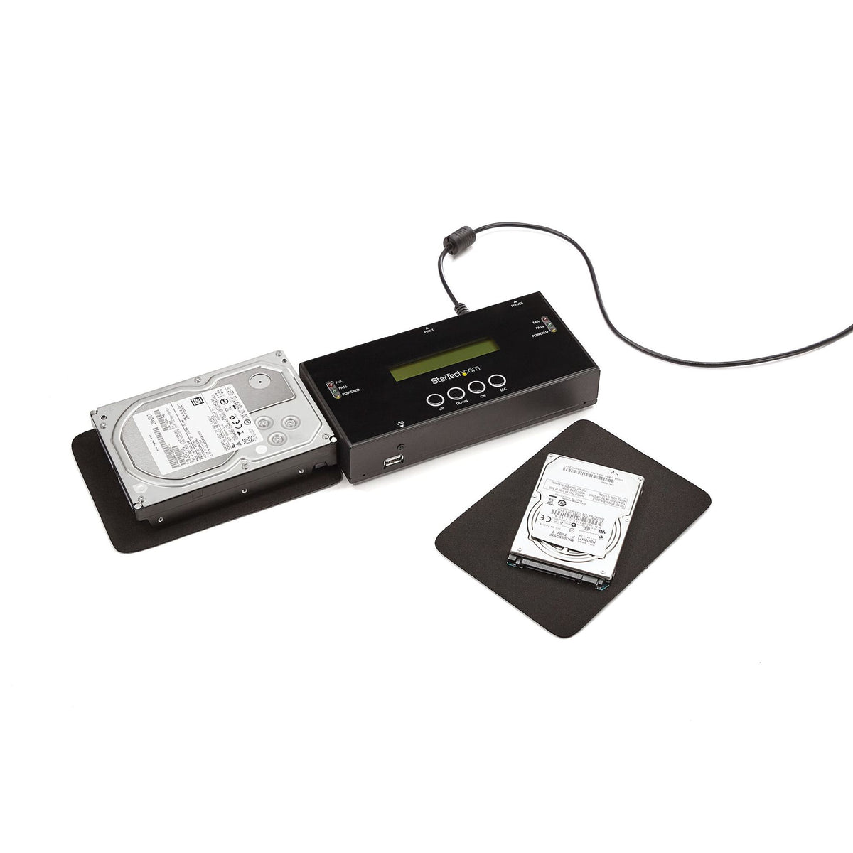 StarTech.com 1:1 Standalone SAS/SATA HDD/SSD Duplicator and Eraser 13GB/min