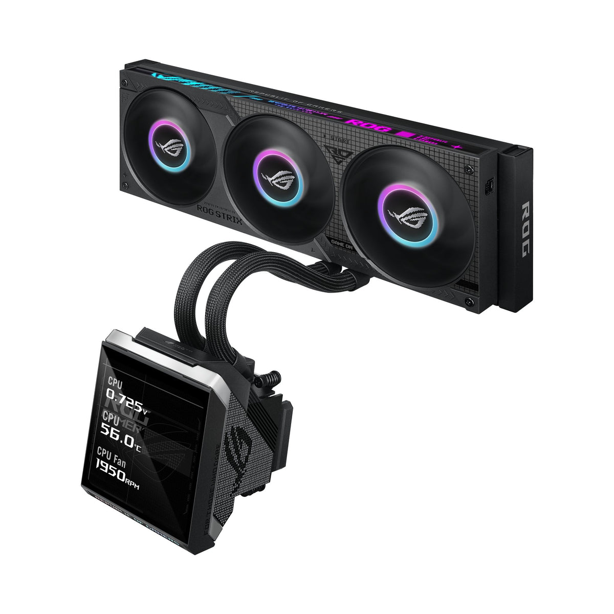 ASUS ROG Strix SLC IV 360 ARGB LCD 5.08" IPS Display AIO Cooler