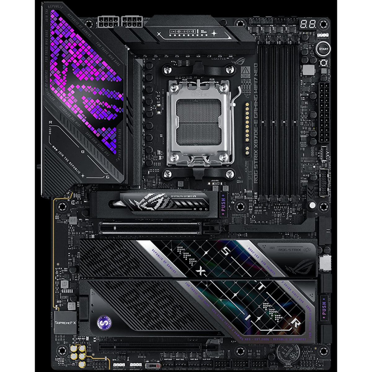 ASUS ROG STRIX X870E-E GAMING NEO AM5 DDR5 256GB 5x M.2 PCIe 5.0 WiFi 7 ATX tl:a48abfc9