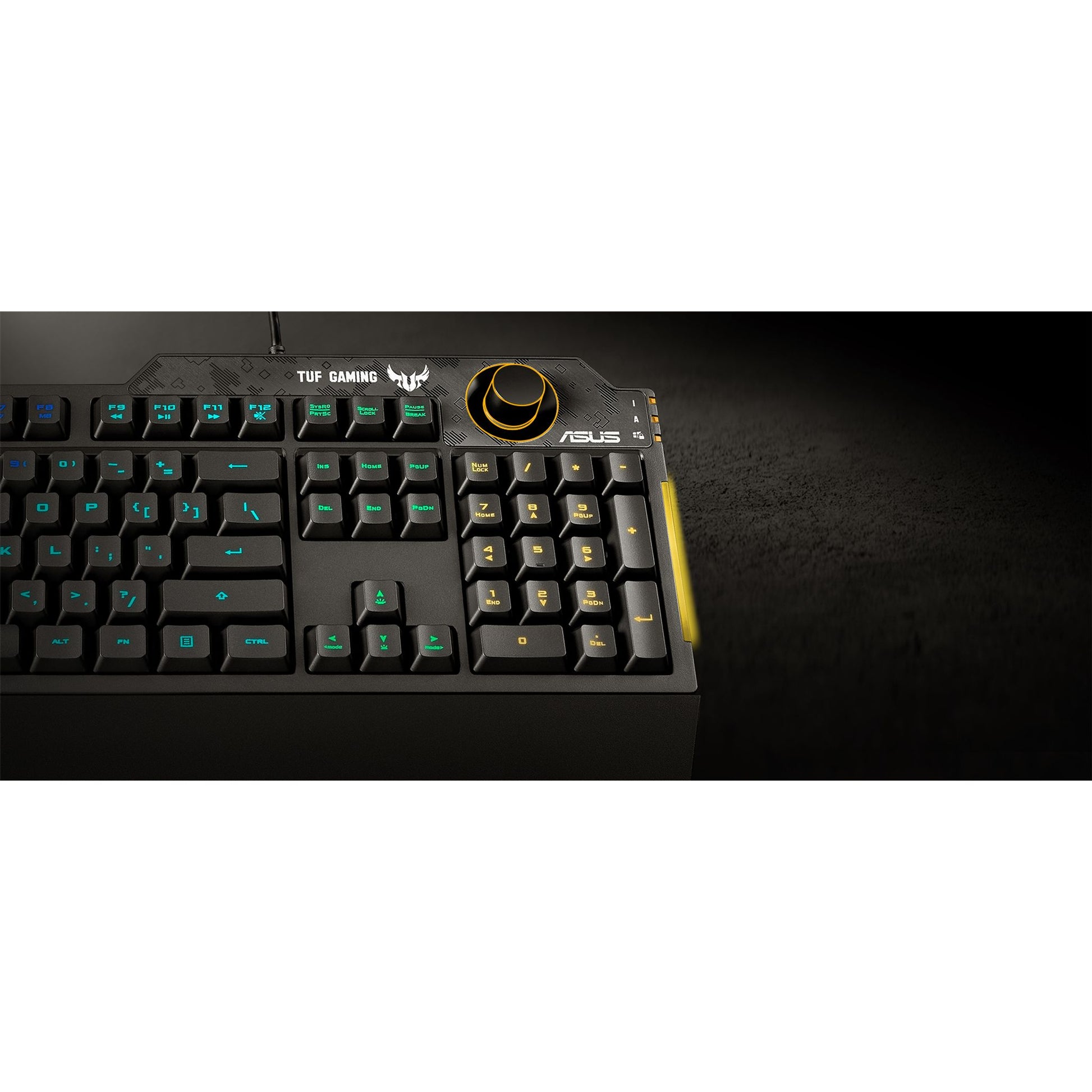 ASUS RA04 TUF GAMING K1 RGB Keyboard Volume Knob 19 Key Rollover Spill Resist... tl:a0a75a45
