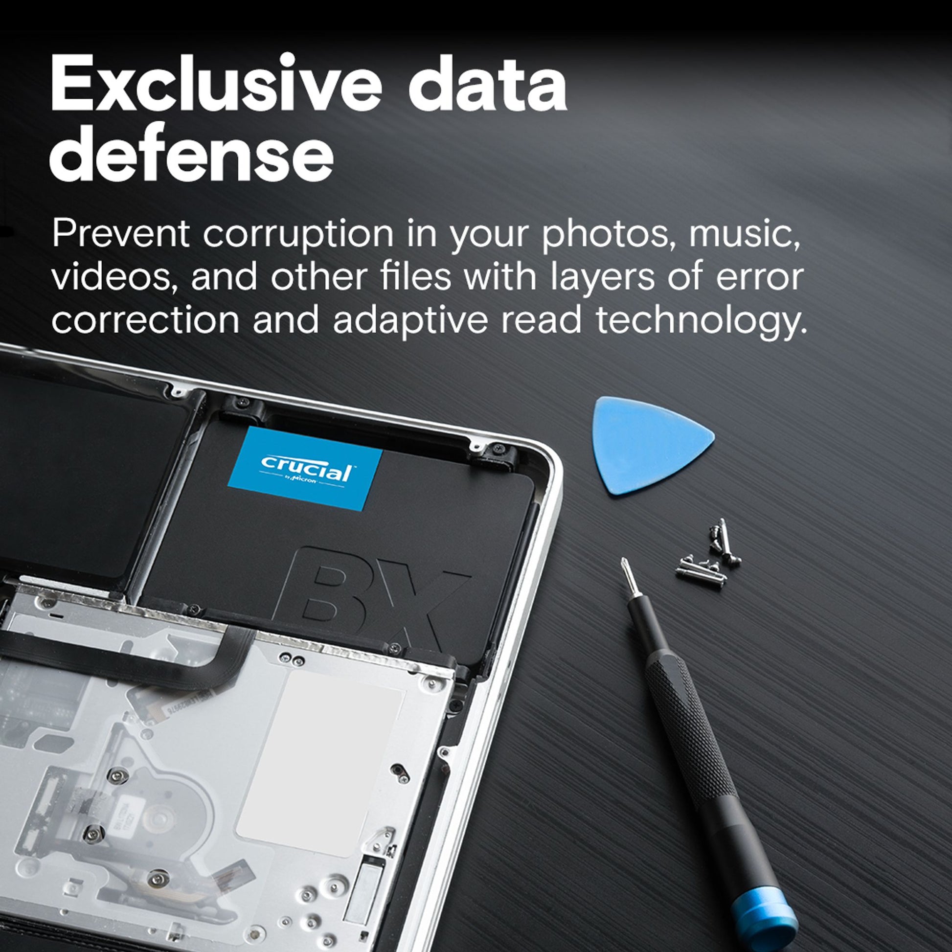 Crucial BX500 500GB 2.5" SATA III 550/500MB/s SSD 7mm tl:9e24e8d9