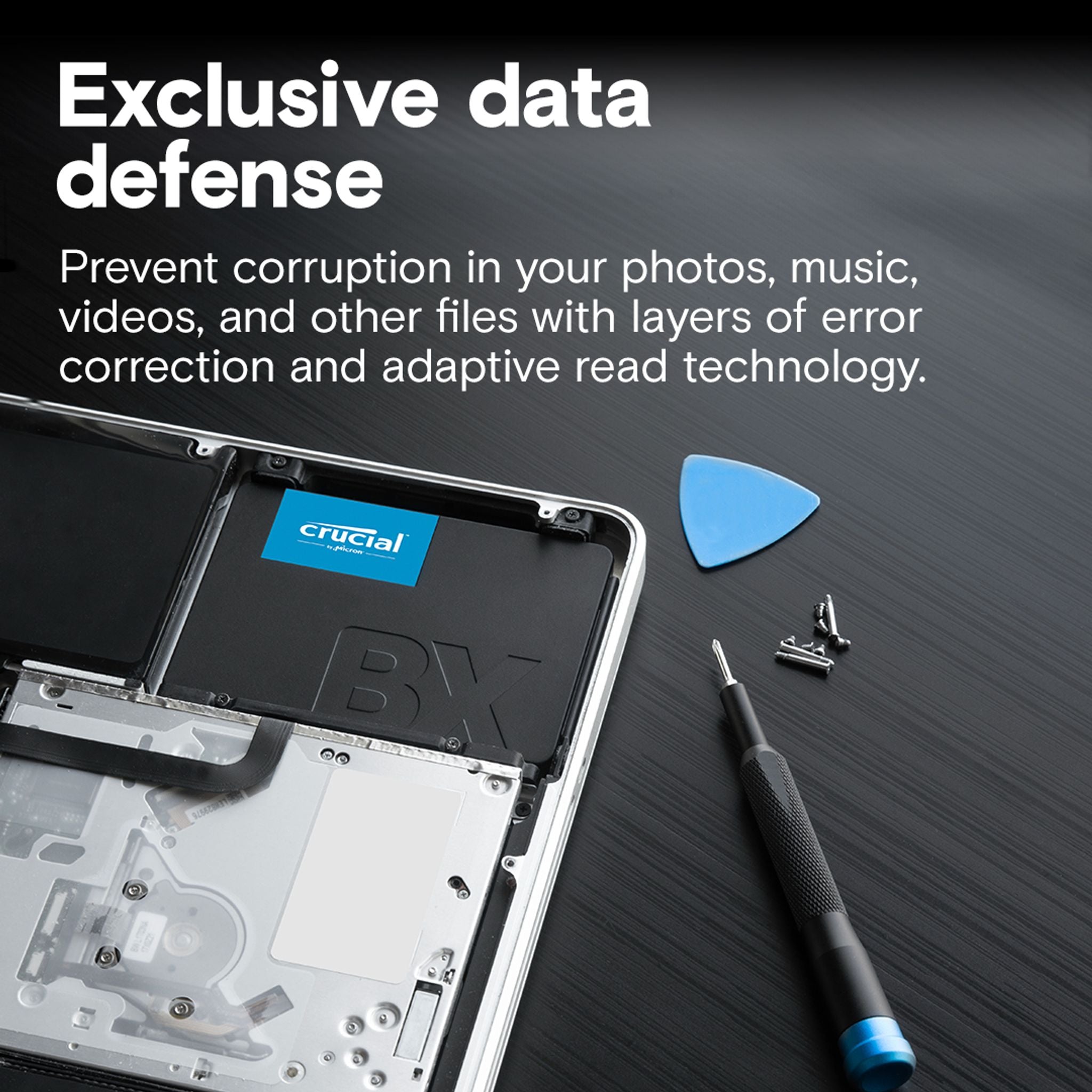 Crucial BX500 500GB 2.5" SATA III 550/500MB/s SSD 7mm tl:9e24e8d9