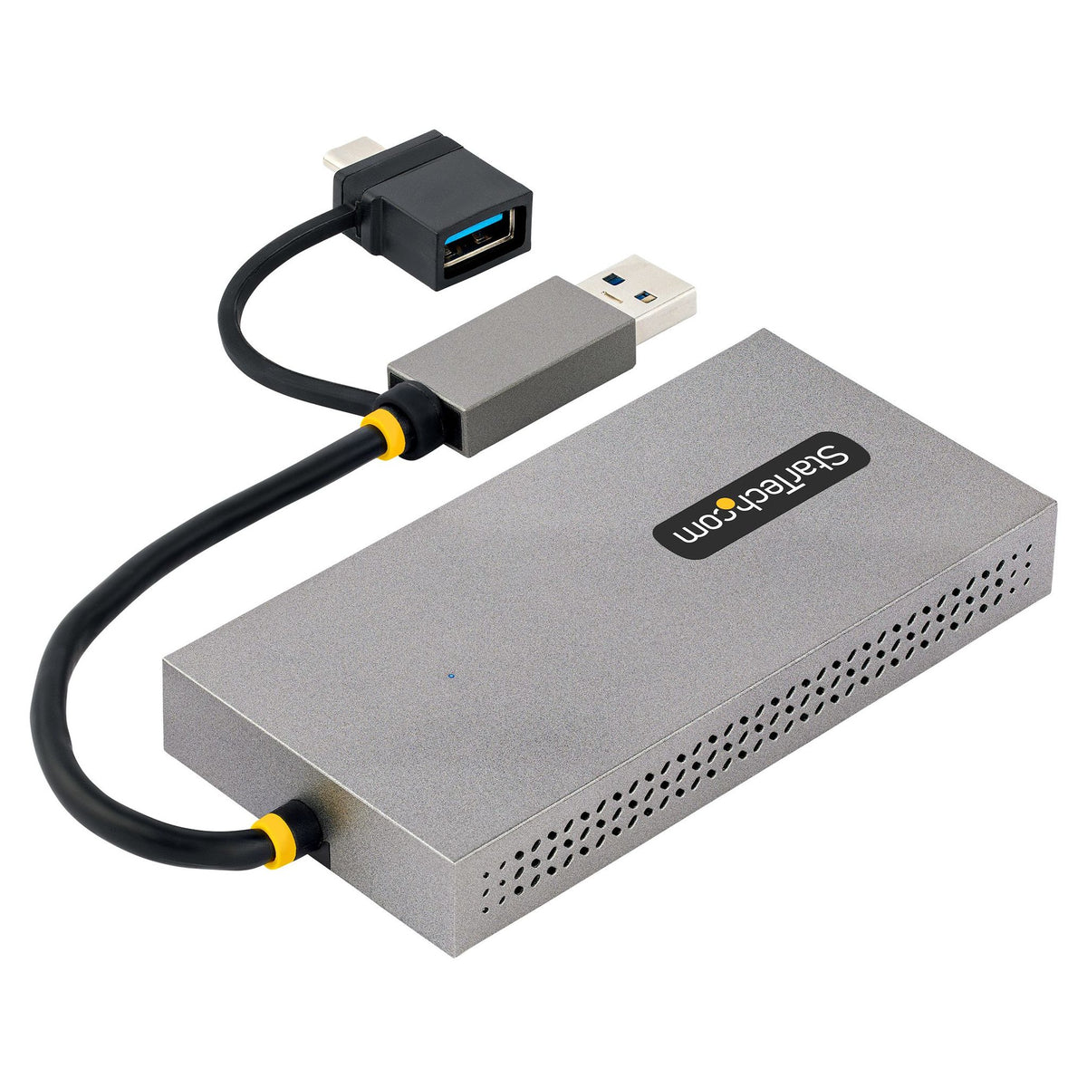 StarTech.com USB to Dual HDMI Adapter 4K30 1080p USB-A/C