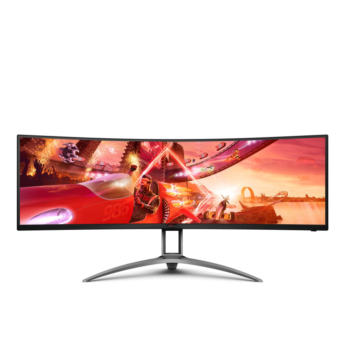 AOC AGON AG493UCX2 49" DQHD Curved 360Hz VA Gaming Monitor DP HDMI USB Hub