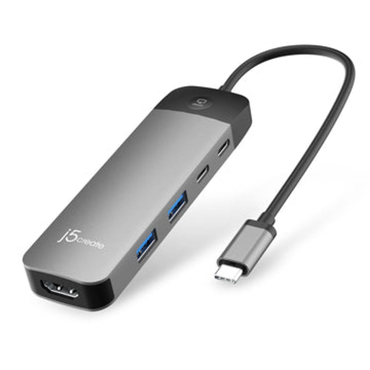 j5create JCD3002 7 Port(s) USB Type C Docking Station for Notebook - Charging