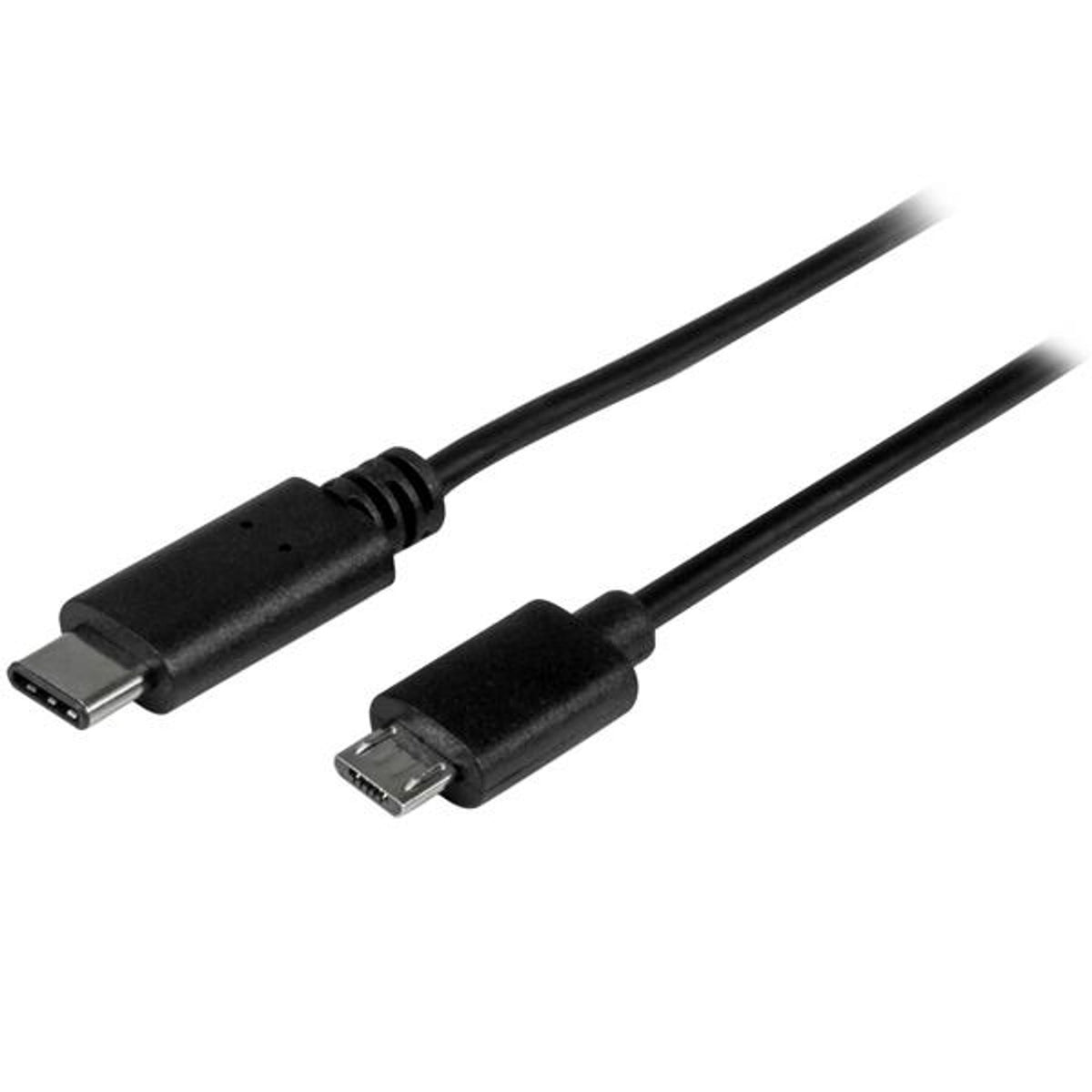 StarTech.com 0.5m USB-C to Micro B Cable USB 2.0 M/M Black