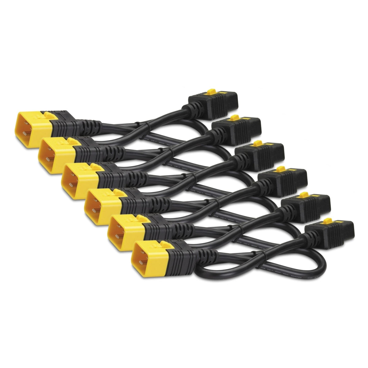APC C19 to C20 1.2m Locking Power Cord Kit 6Pack