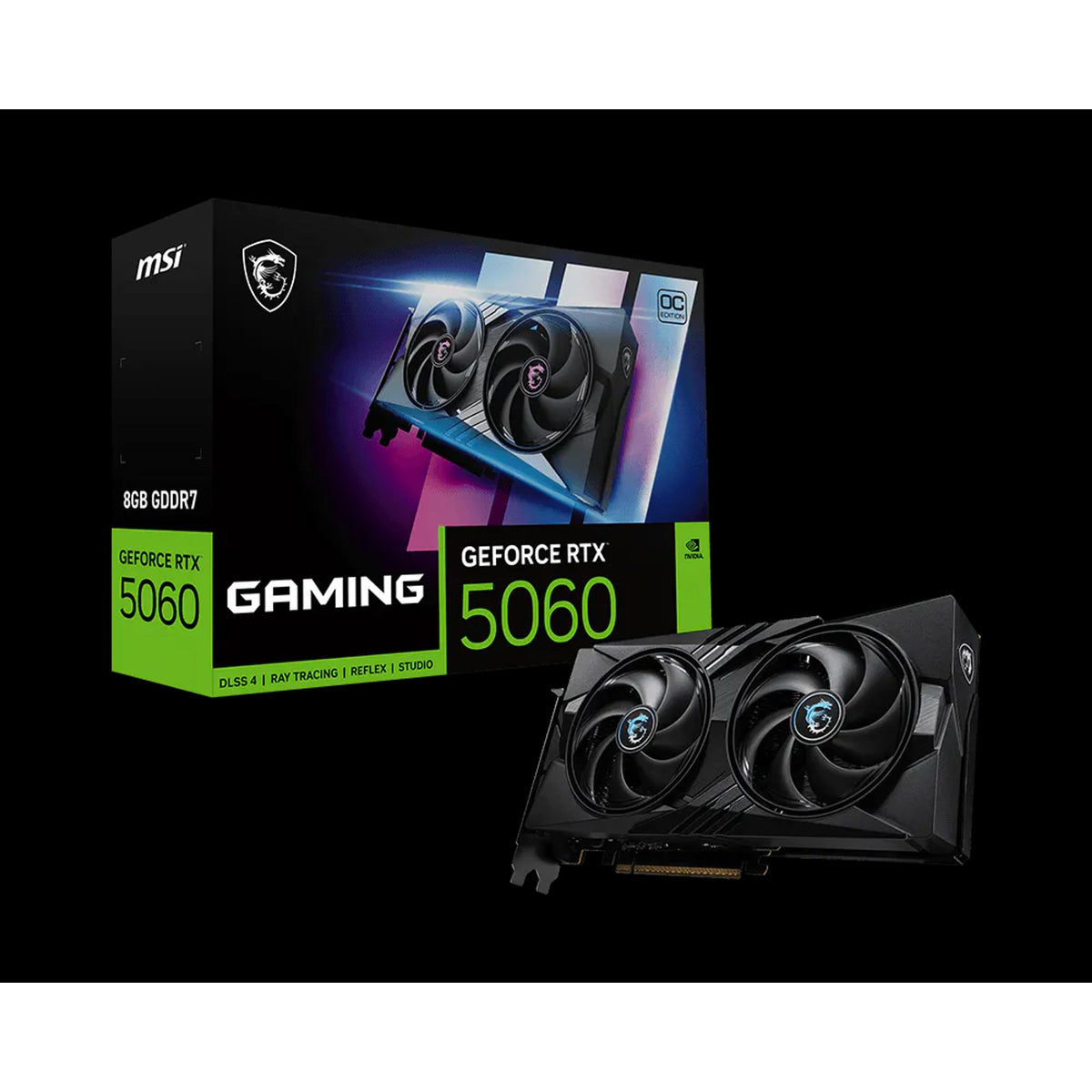 MSI GeForce RTX 5060 Ti 8G GAMING OC 8GB GDDR7 2625MHz Graphics Card tl:b4e5e161