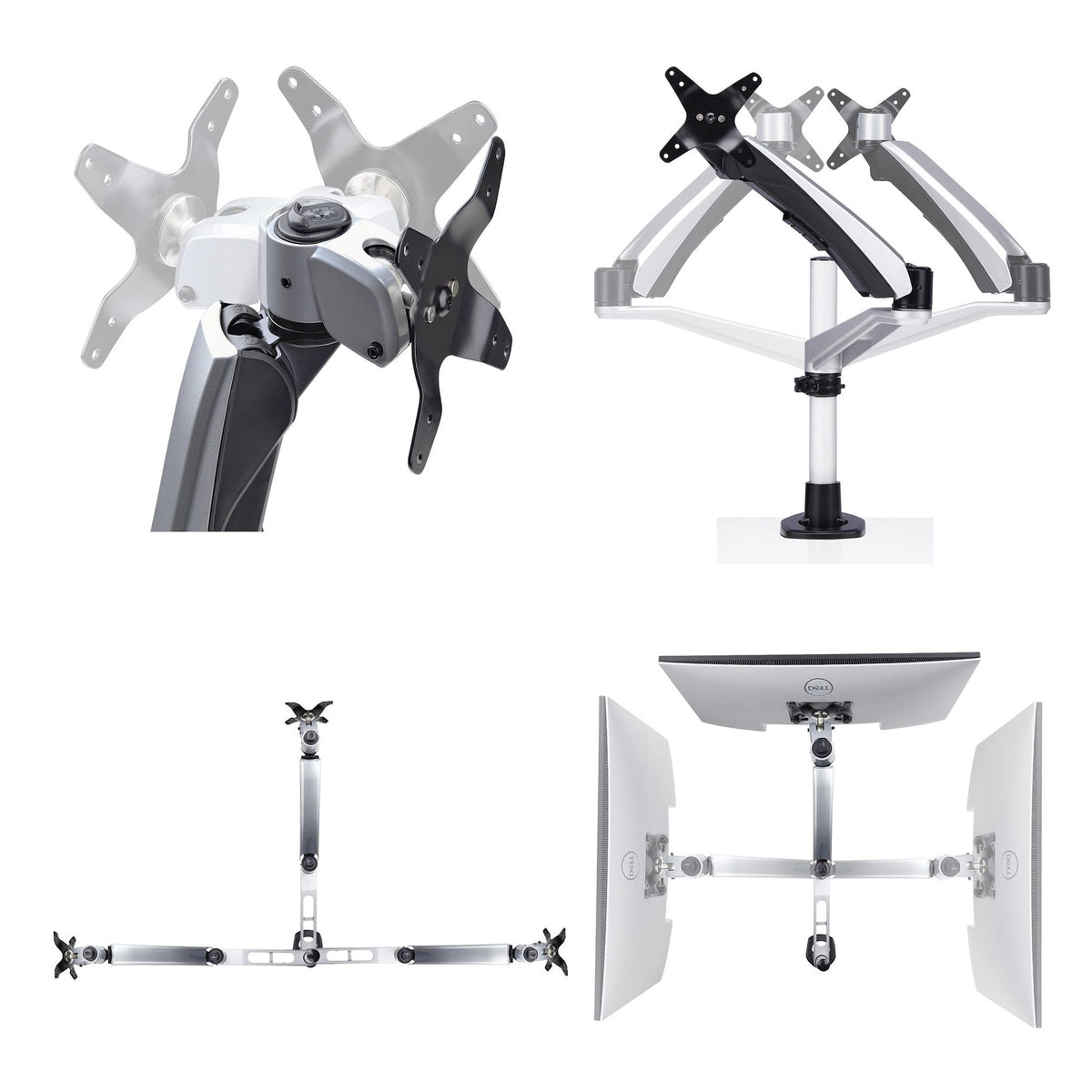 StarTech.com Monitor Desk Mount 27/30" VESA 75x75/100x100 Tool-Less Adjustments