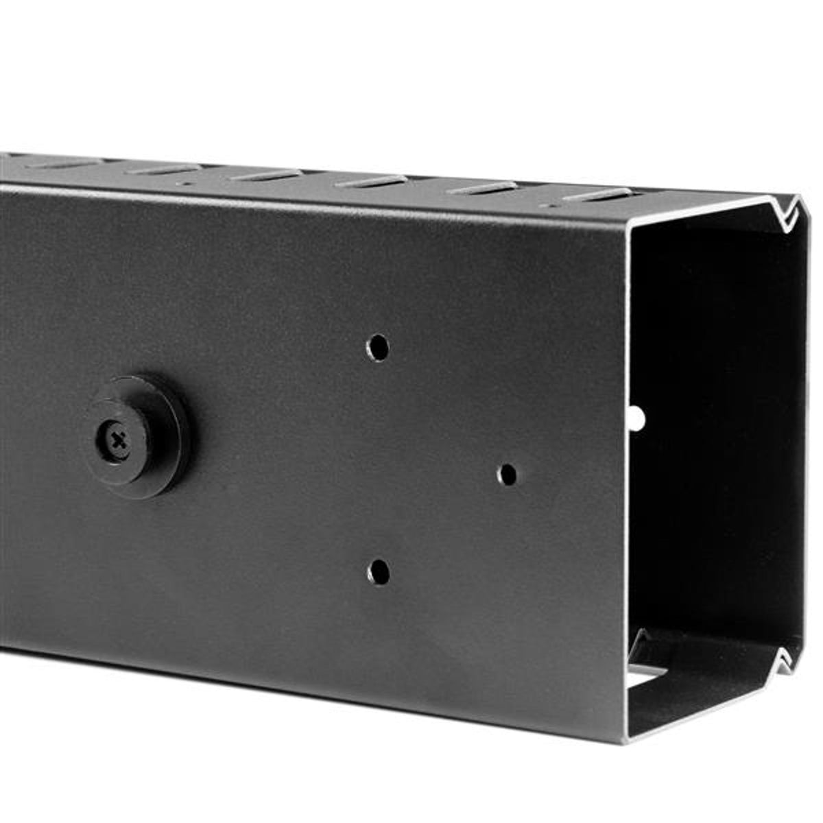 3ft (1m) Vertical Cable Management Duct with Cover - 0U Open Slot Finger Duct