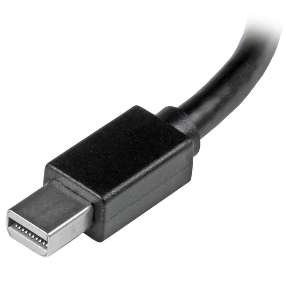 StarTech.com Mini DisplayPort to DP DVI HDMI Adapter Black