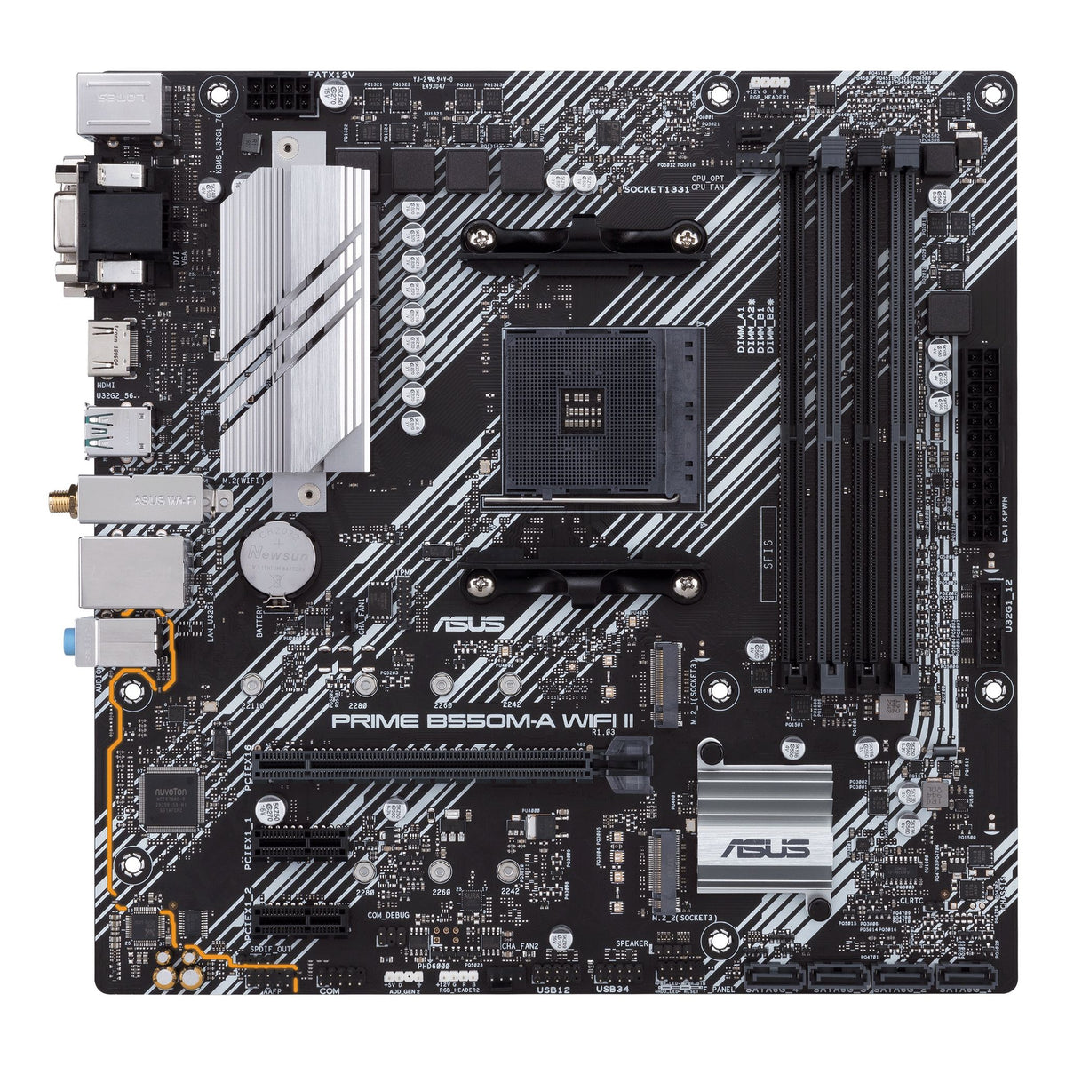 ASUS PRIME B550M-A WIFI II AMD B550 MATX Motherboard WiFi