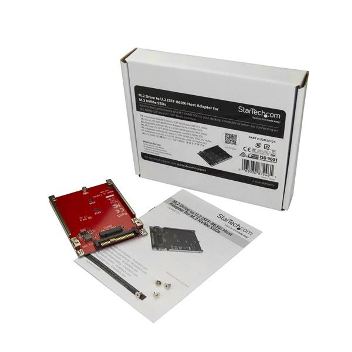 StarTech.com M.2 to U.2 Adapter TAA Compliant