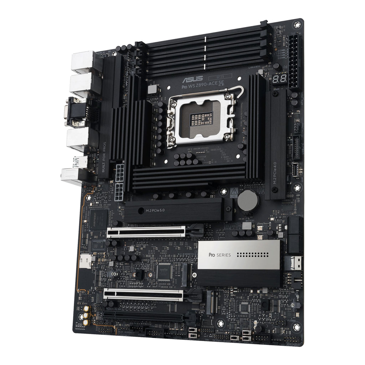ASUS Z890 WS LGA1851 ATX DDR5 PCIe 5.0 Motherboard 4x M.2 10Gb Ethernet