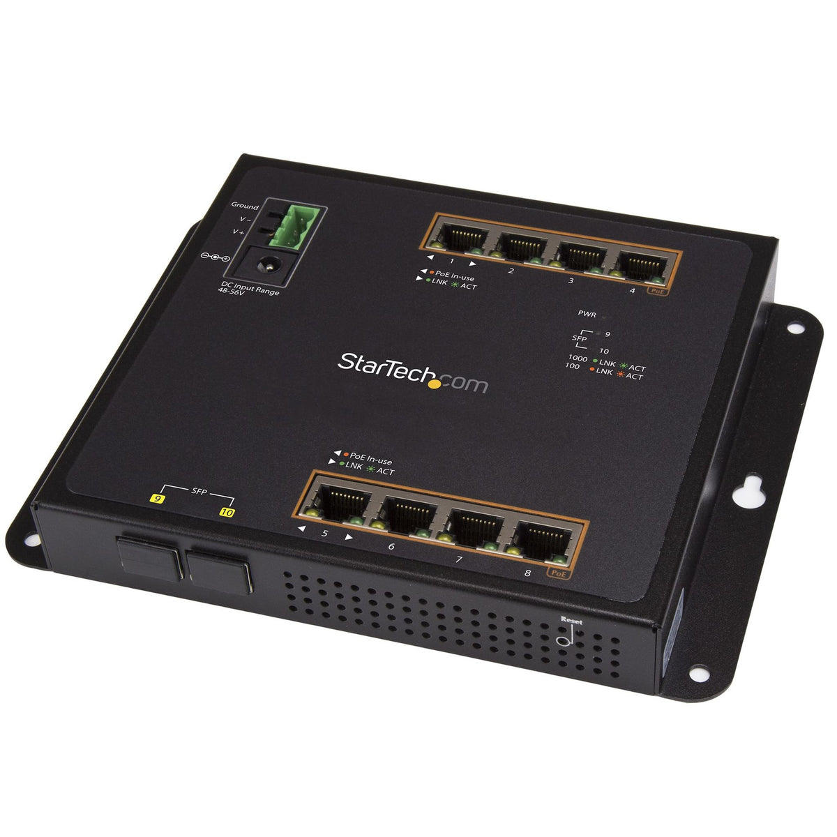 StarTech.com 8 Port Manageable Gigabit Ethernet Switch 10/100/1000Base-T