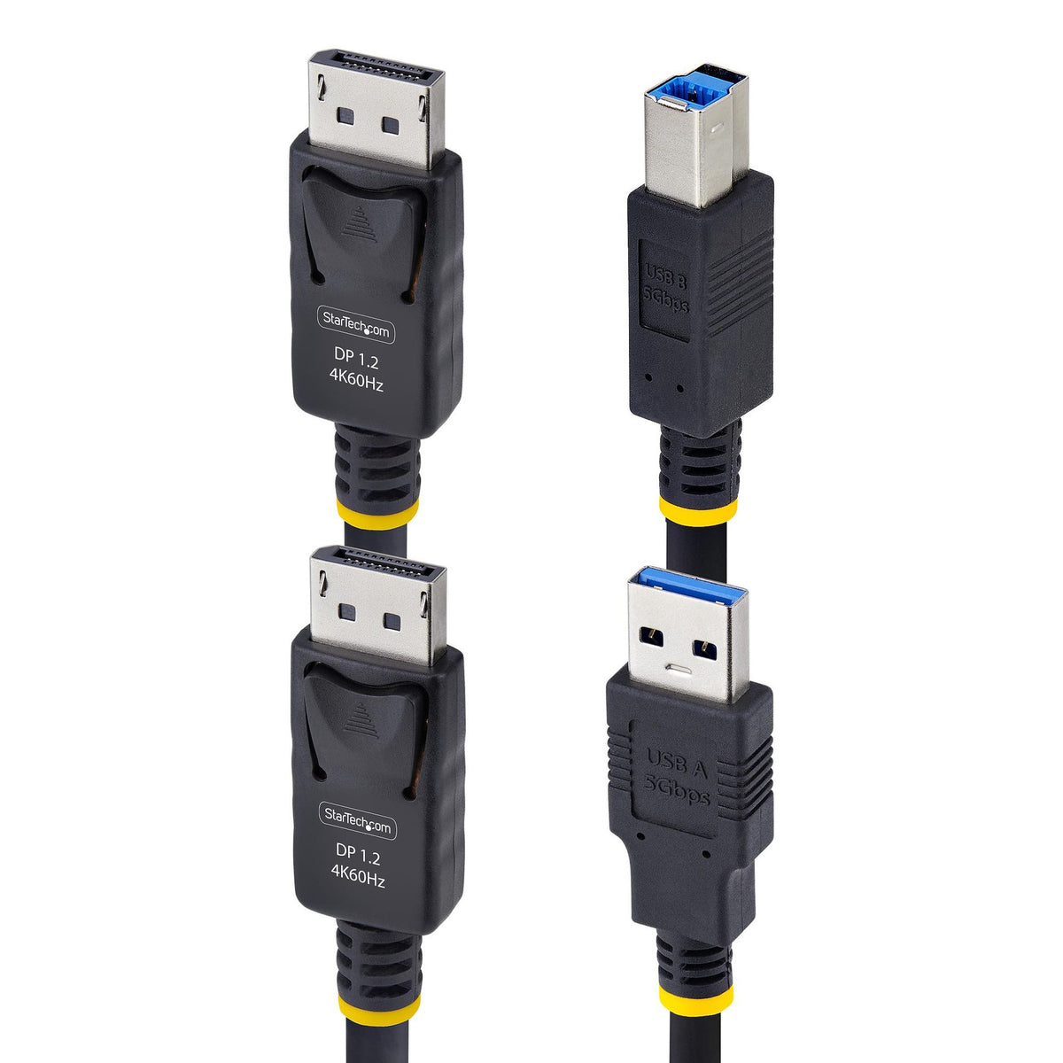 StarTech.com 3m DisplayPort USB 5Gbps KVM Cable 4K 60Hz