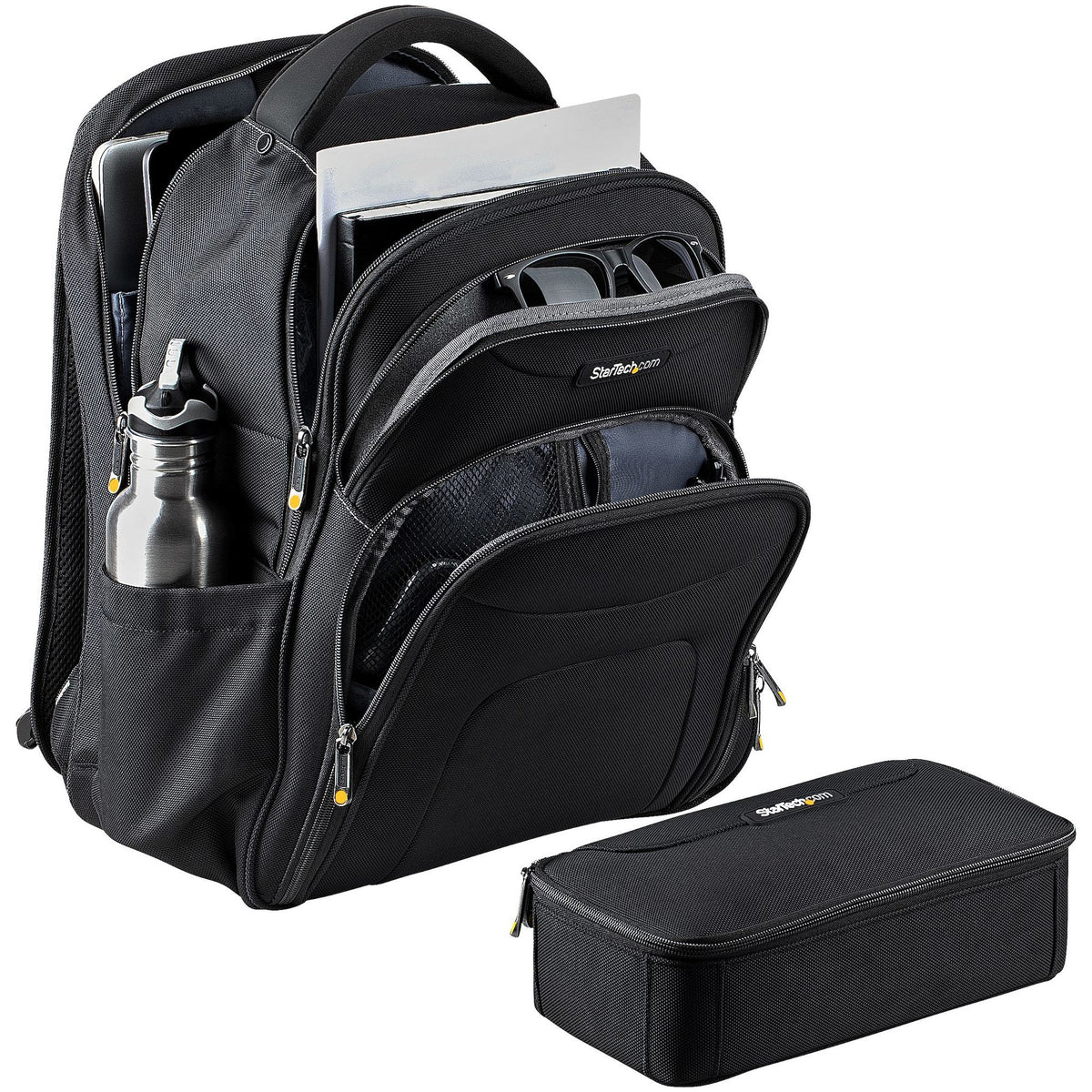 StarTech.com 17.3" Laptop Backpack with Removable Case - 1680D Nylon Ballistic