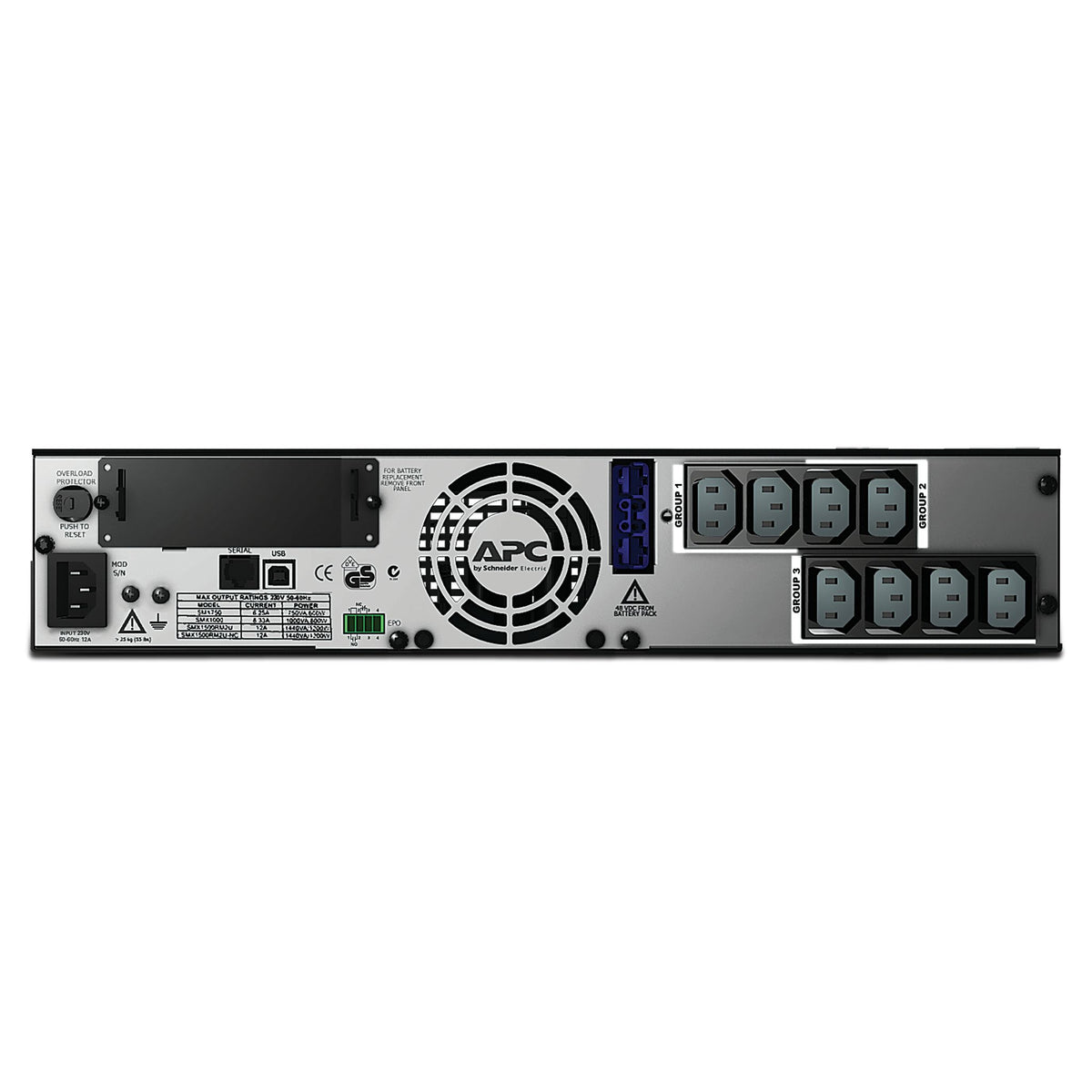 APC by Schneider Electric Smart-UPS SMX1500RMI2U Line-interactive UPS - 1.50